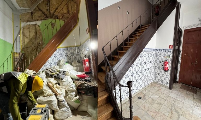 Antes e depois de remodela&ccedil;&atilde;o